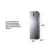 Summit Refrigerators Summit 24" Wide Bottom Freezer Refrigerator FFBF181ES2LHD
