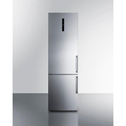 Summit Refrigerators Summit 24&quot; Wide Bottom Freezer Refrigerator FFBF181ES2LHD