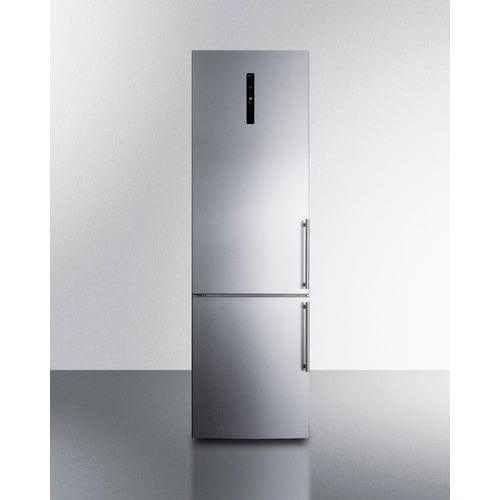 Summit Refrigerators Summit 24" Wide Bottom Freezer Refrigerator FFBF181ES2LHD