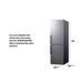 Summit Refrigerators Summit 24" Wide Bottom Freezer Refrigerator FFBF235PL