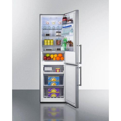 Summit Refrigerators Summit 24" Wide Bottom Freezer Refrigerator FFBF235PL