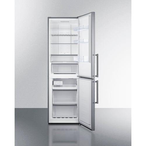Summit Refrigerators Summit 24" Wide Bottom Freezer Refrigerator FFBF235PL