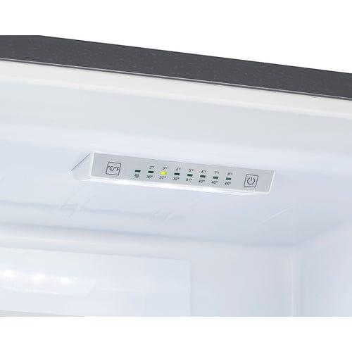 Summit Refrigerators Summit 24" Wide Bottom Freezer Refrigerator FFBF235PLLHD