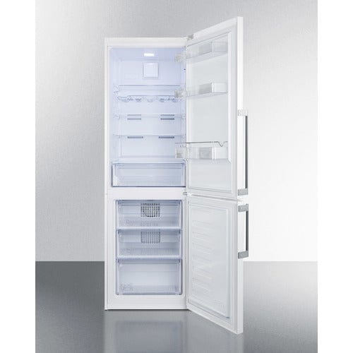 Summit Refrigerators Summit 24&quot; Wide Bottom Freezer Refrigerator FFBF241W