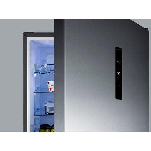 Summit Refrigerators Summit 24" Wide Bottom Freezer Refrigerator FFBF249SS2