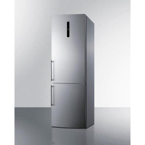 Summit Refrigerators Summit 24" Wide Bottom Freezer Refrigerator FFBF249SS2