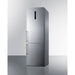 Summit Refrigerators Summit 24" Wide Bottom Freezer Refrigerator FFBF249SS2