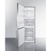 Summit Refrigerators Summit 24" Wide Bottom Freezer Refrigerator FFBF249SS2LHD