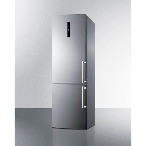 Summit Refrigerators Summit 24" Wide Bottom Freezer Refrigerator FFBF249SS2LHD