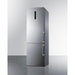 Summit Refrigerators Summit 24" Wide Bottom Freezer Refrigerator FFBF249SS2LHD