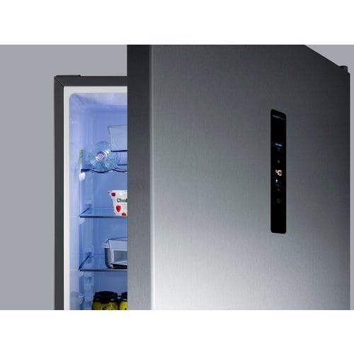 Summit Refrigerators Summit 24&quot; Wide Bottom Freezer Refrigerator With Icemaker FFBF181ES2IM