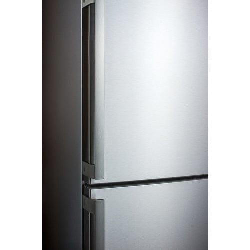 Summit Refrigerators Summit 24&quot; Wide Bottom Freezer Refrigerator With Icemaker FFBF247SSIM