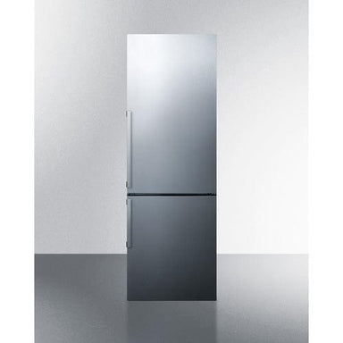 Summit Refrigerators Summit 24" Wide Bottom Freezer Refrigerator With Icemaker FFBF247SSIM