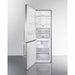 Summit Refrigerators Summit 24" Wide Bottom Freezer Refrigerator with Icemaker FFBF249SS2IMLHD