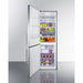 Summit Refrigerators Summit 24" Wide Bottom Freezer Refrigerator with Icemaker FFBF249SS2IMLHD