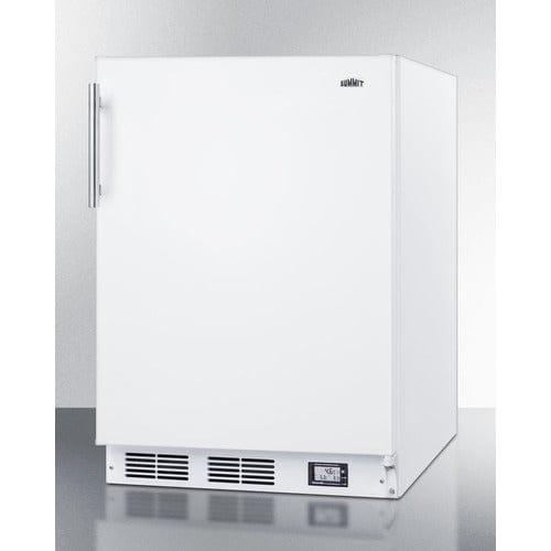 Summit Refrigerators Summit 24&quot; Wide Break Room Refrigerator-Freezer, ADA Compliant BKRF661BIADA