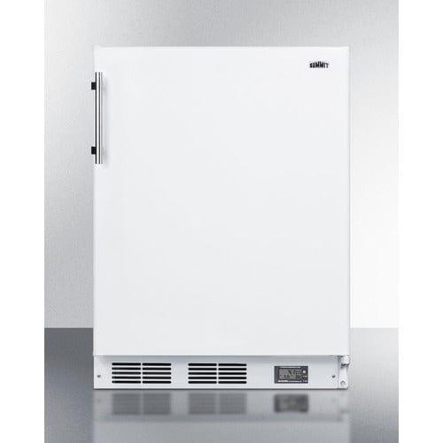 Summit Refrigerators Summit 24&quot; Wide Break Room Refrigerator-Freezer, ADA Compliant BKRF661BIADA