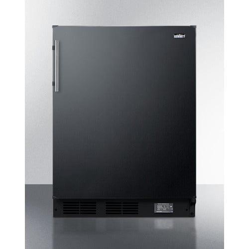 Summit Refrigerators Summit 24&quot; Wide Break Room Refrigerator-Freezer, ADA Compliant BKRF663BBIADA