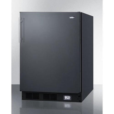 Summit Refrigerators Summit 24" Wide Break Room Refrigerator-Freezer, ADA Compliant BKRF663BBIADA