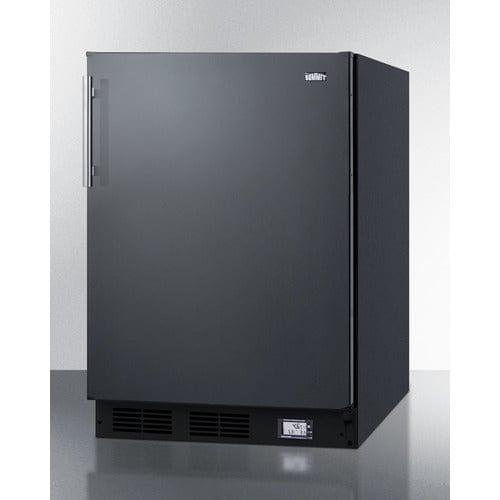 Summit Refrigerators Summit 24" Wide Break Room Refrigerator-Freezer, ADA Compliant BKRF663BBIADA