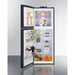 Summit Refrigerators Summit 24" Wide Break Room Refrigerator-Freezer BKRF1087BLHD