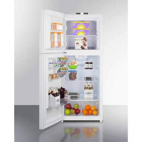 Summit Refrigerators Summit 24" Wide Break Room Refrigerator-Freezer BKRF1088WLHD