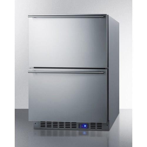 Summit Freezers Summit 24" Wide Built-In 2-Drawer All-Freezer CL2F249