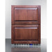 Summit Refrigerators Summit 24" Wide Built-In 2-Drawer All-Refrigerator FF642D