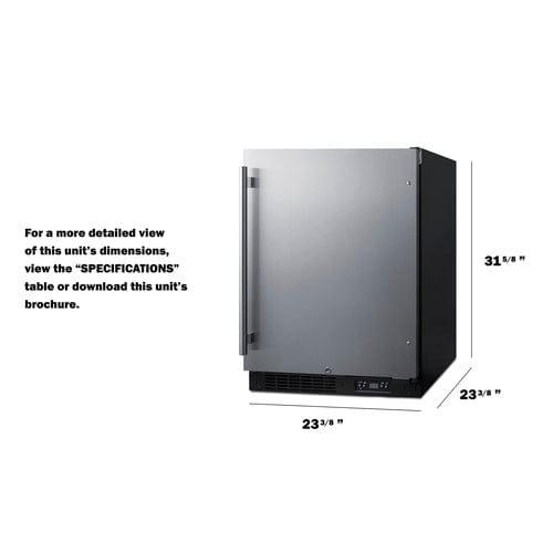 Summit Freezers Summit 24" Wide Built-In All-Freezer, ADA Compliant ALFZ51