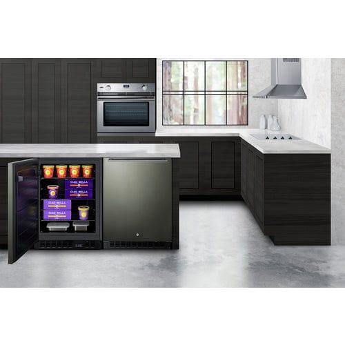 Summit Freezers Summit 24&quot; Wide Built-In All-Freezer, ADA Compliant ALFZ53KSHH