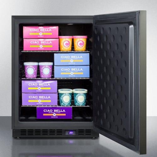 Summit Freezers Summit 24&quot; Wide Built-In All-Freezer SCFF53BXKSHH