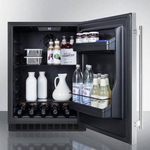 Summit Refrigerators Summit 24&quot; Wide Built-In All-Refrigerator, ADA Compliant AL54