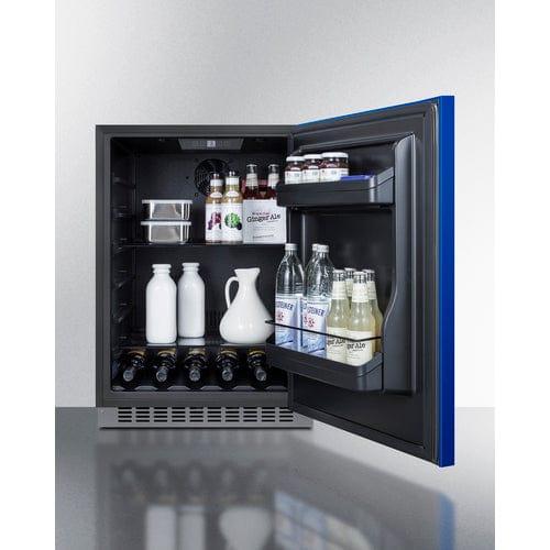 Summit Refrigerators Summit 24" Wide Built-In All-Refrigerator, ADA Compliant AL54B