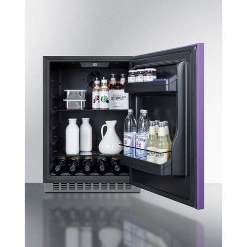 Summit Refrigerators Summit 24&quot; Wide Built-In All-Refrigerator, ADA Compliant AL54P