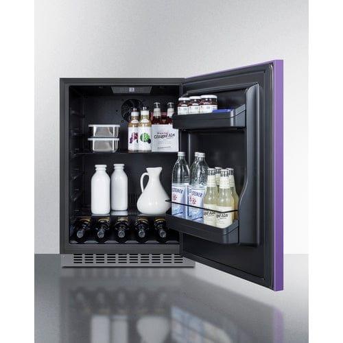 Summit Refrigerators Summit 24" Wide Built-In All-Refrigerator, ADA Compliant AL54P