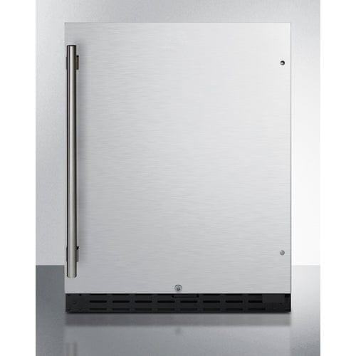 Summit Refrigerators Summit 24&quot; Wide Built-In All-Refrigerator, ADA Compliant AL55CSS