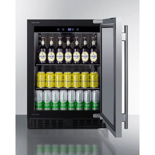Summit Refrigerators Summit 24&quot; Wide Built-In All-Refrigerator, ADA Compliant ASDS2413