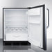 Summit Refrigerators Summit 24" Wide Built-In All-Refrigerator, ADA Compliant FF63BKCSSADA