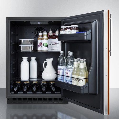 Summit Refrigerators Summit 24&quot; Wide Built-In All-Refrigerator, ADA Compliant (Panel Not Included) AL54IF