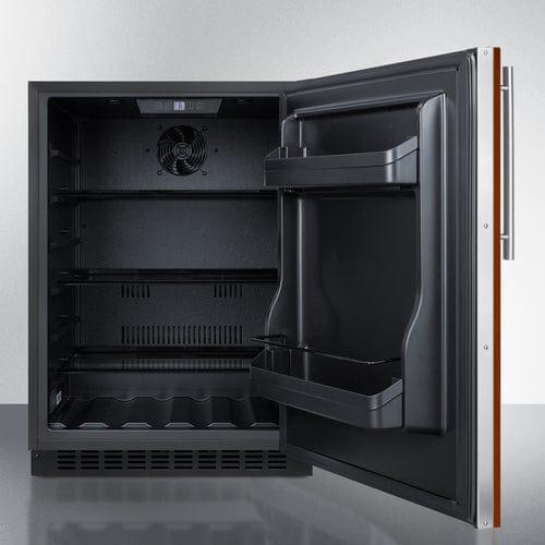 Summit Refrigerators Summit 24" Wide Built-In All-Refrigerator, ADA Compliant (Panel Not Included) AL54IF