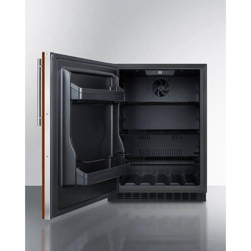 Summit Refrigerators Summit 24&quot; Wide Built-In All-Refrigerator, ADA Compliant (Panel Not Included) AL54IFLHD