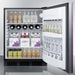 Summit Refrigerators Summit 24" Wide Built-In All-Refrigerator, ADA Compliant (Panel Not Included) AR5BIF