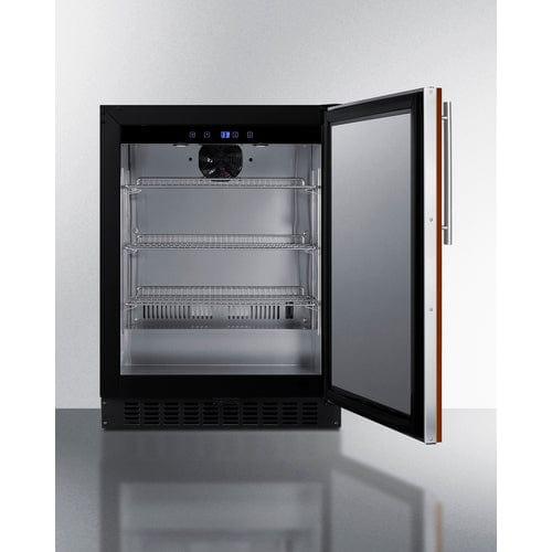 Summit Refrigerators Summit 24&quot; Wide Built-In All-Refrigerator, ADA Compliant (Panel Not Included) ASDS2413IF