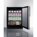 Summit Refrigerators Summit 24" Wide Built-In All-Refrigerator, ADA Compliant (Panel Not Included) ASDS2413IF