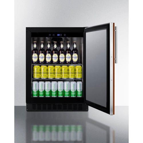 Summit Refrigerators Summit 24" Wide Built-In All-Refrigerator, ADA Compliant (Panel Not Included) ASDS2413IF