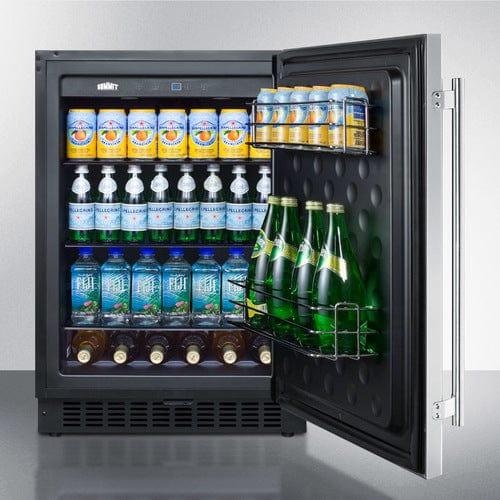 Summit Refrigerators Summit 24" Wide Built-In All-Refrigerator FF64BCSS