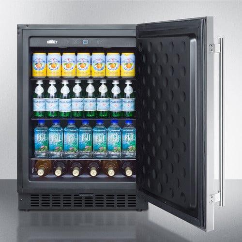 Summit Refrigerators Summit 24" Wide Built-In All-Refrigerator FF64BSS