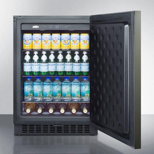 Summit Refrigerators Summit 24&quot; Wide Built-In All-Refrigerator FF64BXKSHH