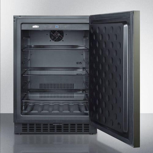 Summit Refrigerators Summit 24" Wide Built-In All-Refrigerator FF64BXKSHH