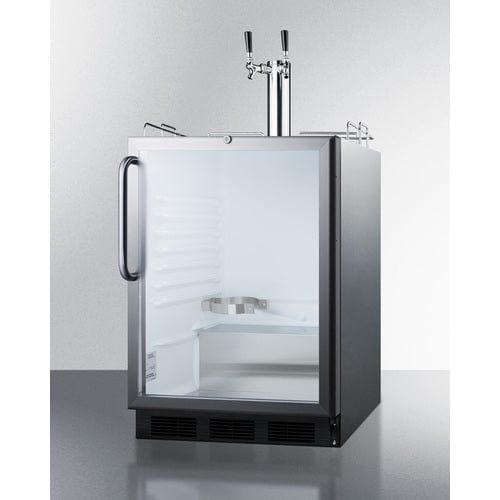 Summit Kegerator Summit 24" Wide Built-In Beer Dispenser, ADA Compliant SBC56GBICSSADA